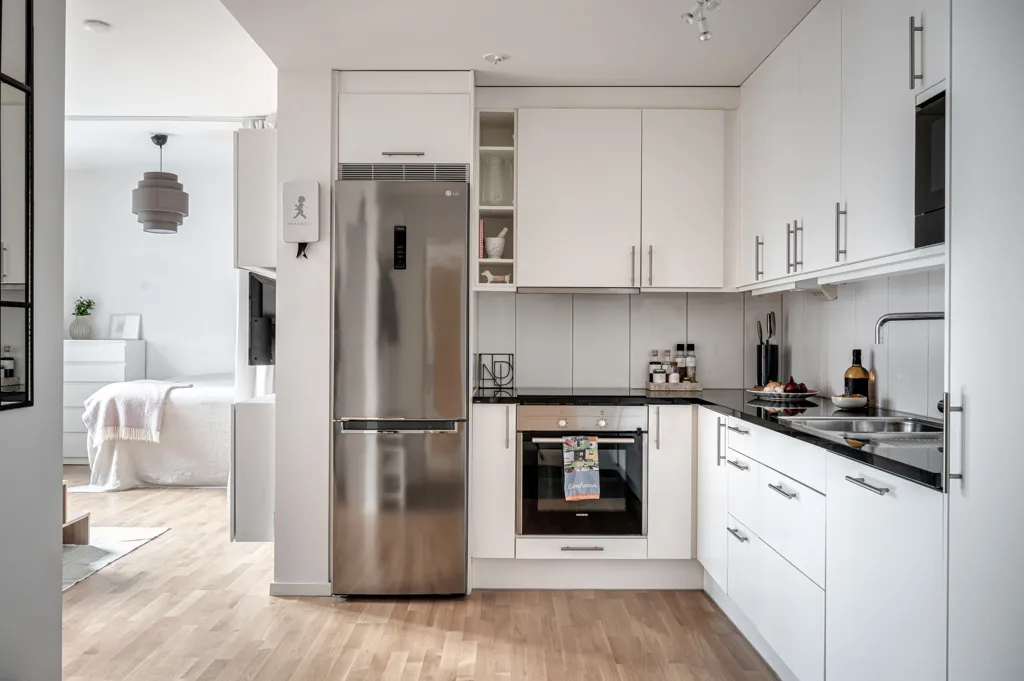Köök - Modern Flat with Garden in Sockerbruket