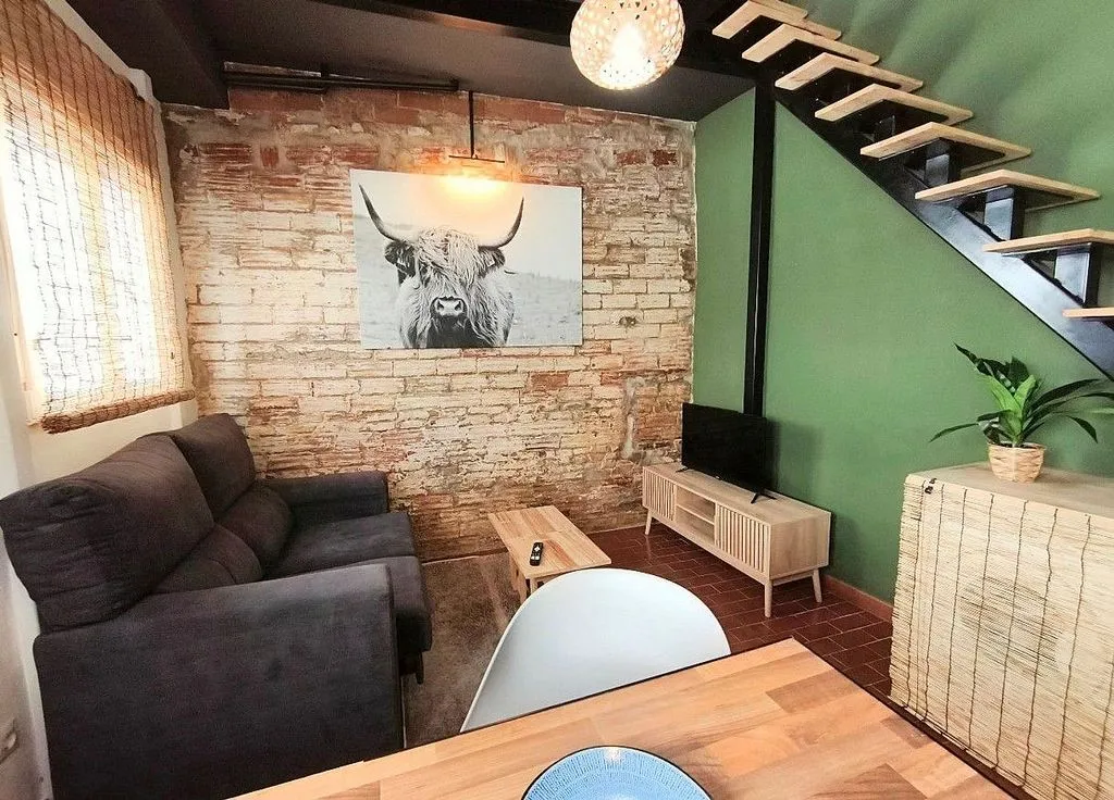 Séjour - Studio Duplex with Terrace in Sant Joan Bosco