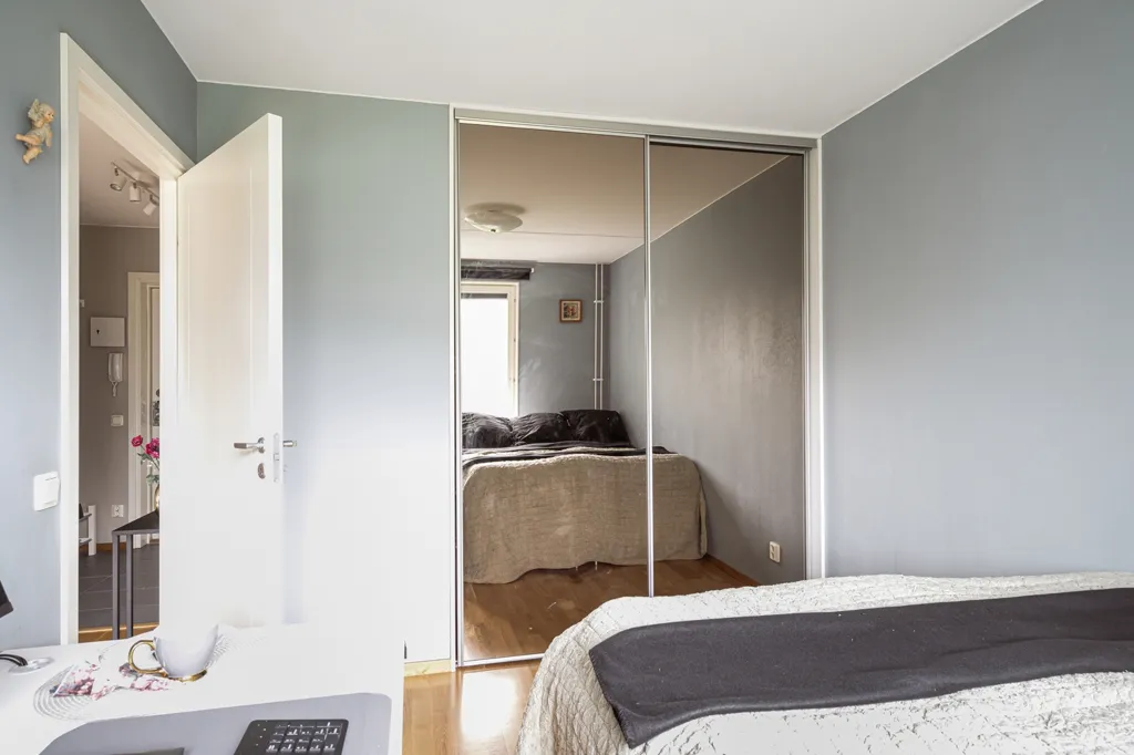 Camere da letto - Efficient Two-Bedroom Flat with South-Facing Balcony in Gothenburg