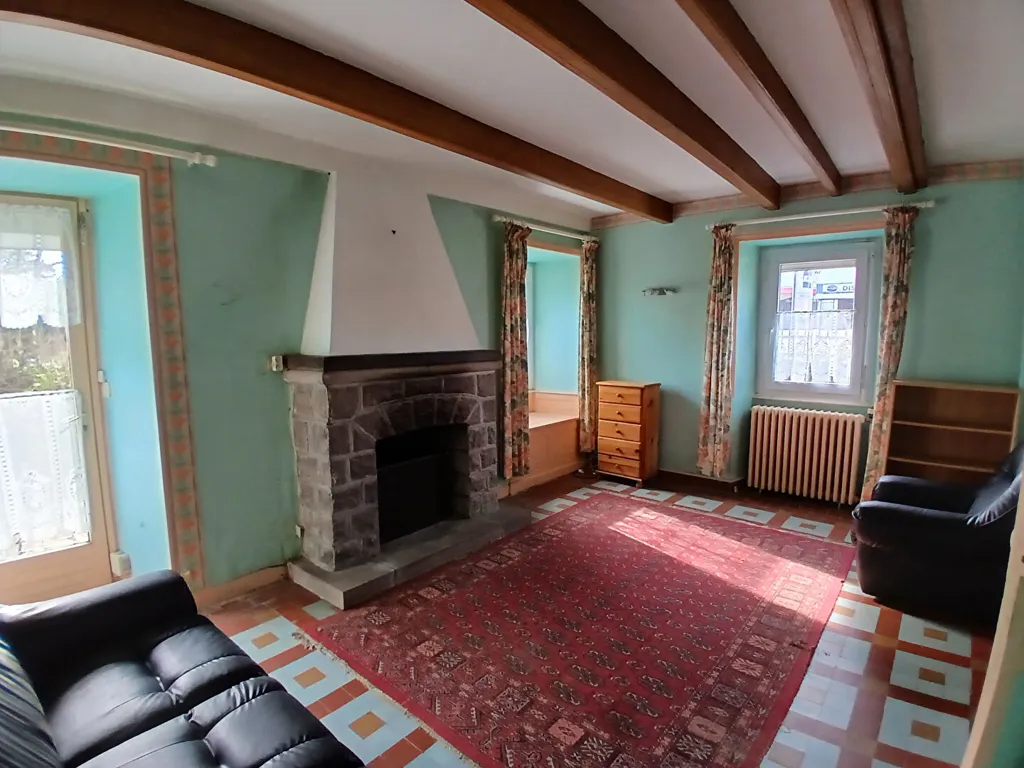 Séjour - Maison en Pierres à Rénover au Bourg de Ploubazlanec