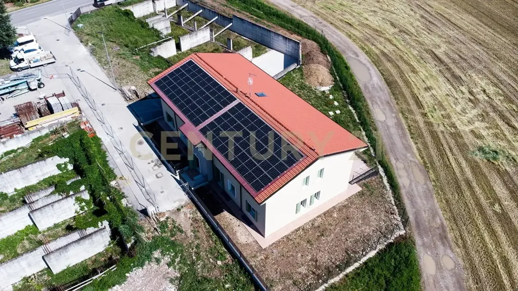 Aerial - New Ground-Floor Flat with Garden in Zevio