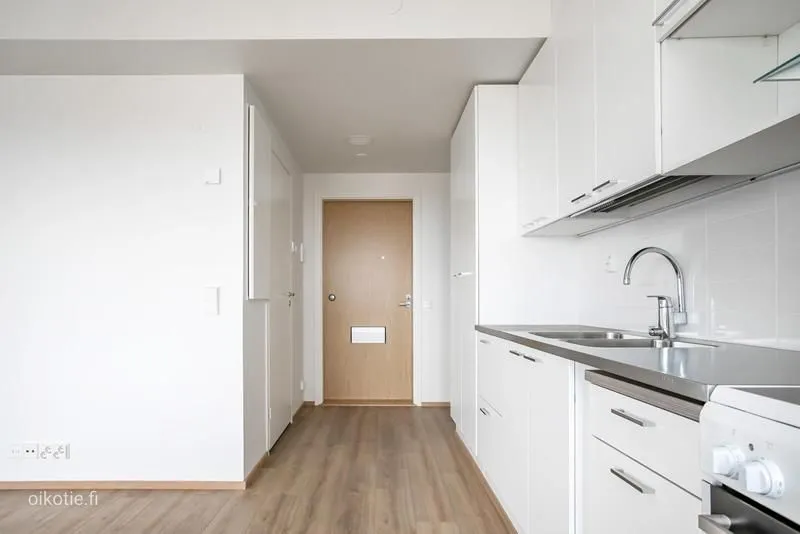 Köök - Modern Apartment with Balcony in Tiistilä, Espoo