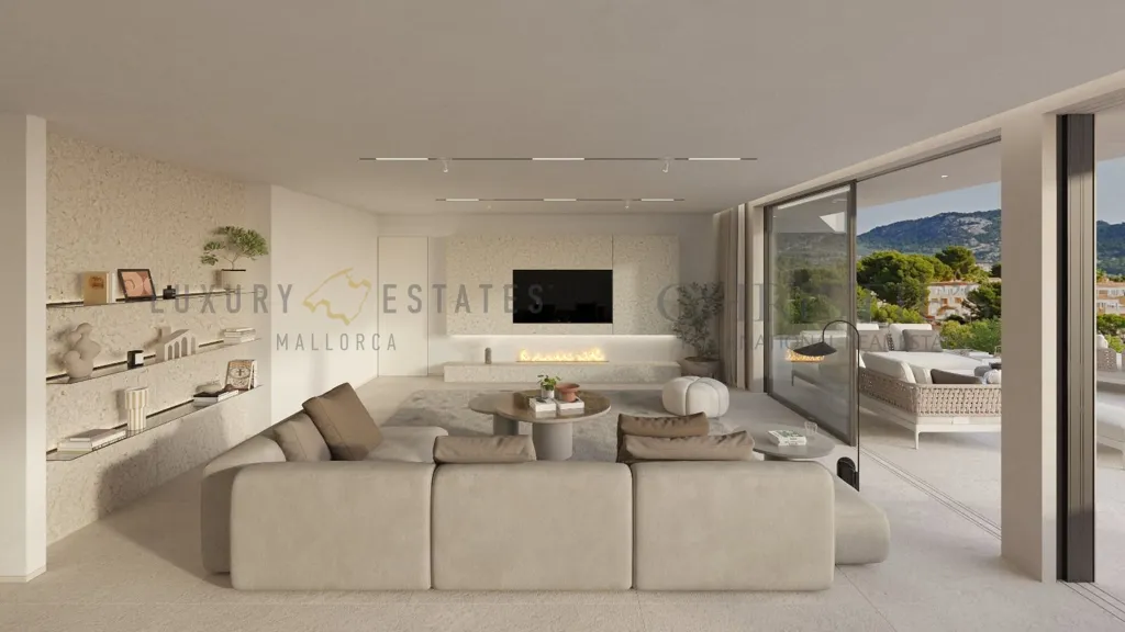Séjour - Newly Built Villa with Ocean Views in Camp de Mar