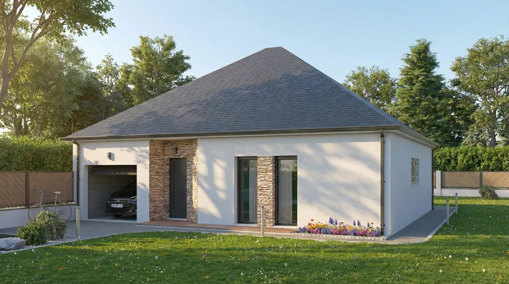 New House with Garden in Le Cellier
