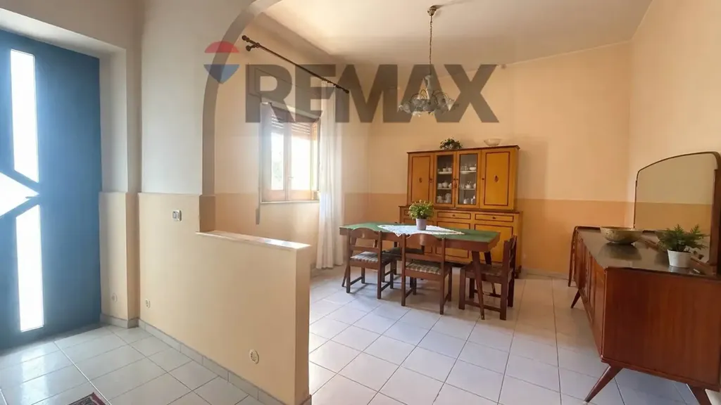 Dining Room - Independent House with Terrace in Carruba, Riposto