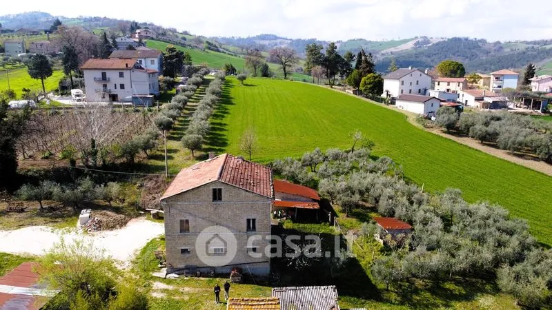 Aerial - Rustic Farmhouse with Garden in Loro Piceno