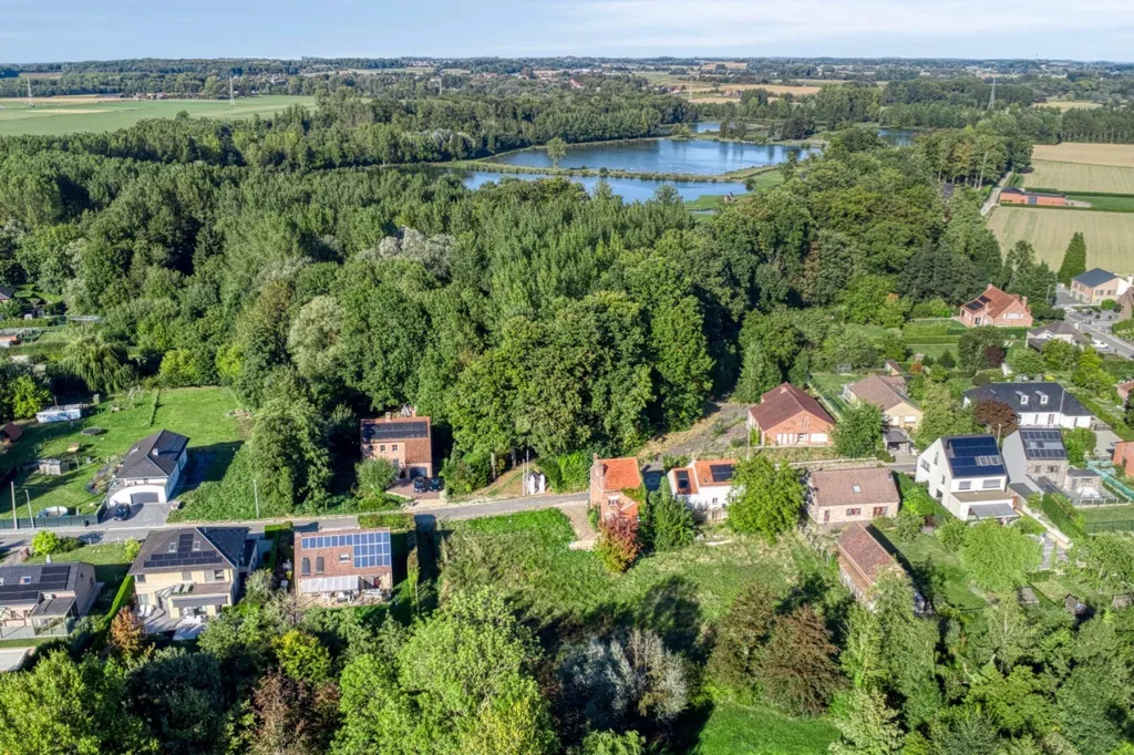 Õhuvaade - Plot for Open Building in Boutersem
