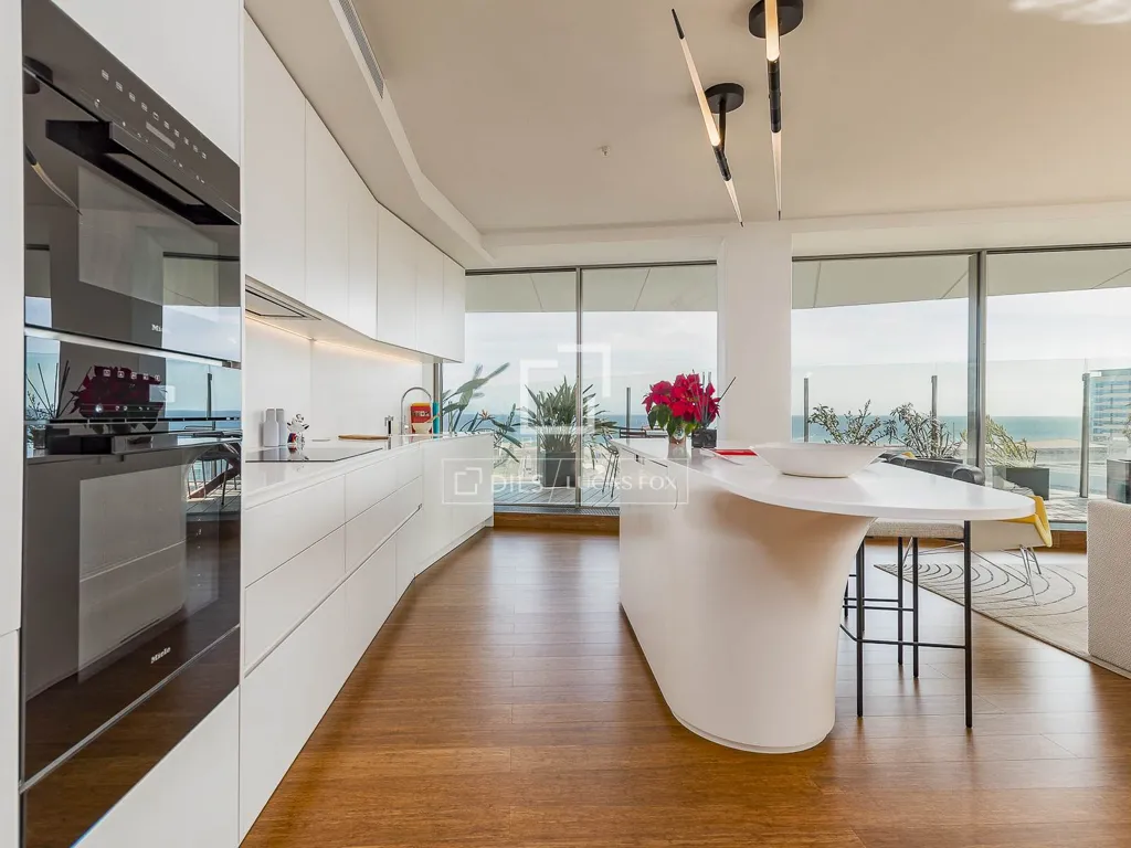 Köök - Luxury Flat with Rooftop Pool in Diagonal Mar, Barcelona