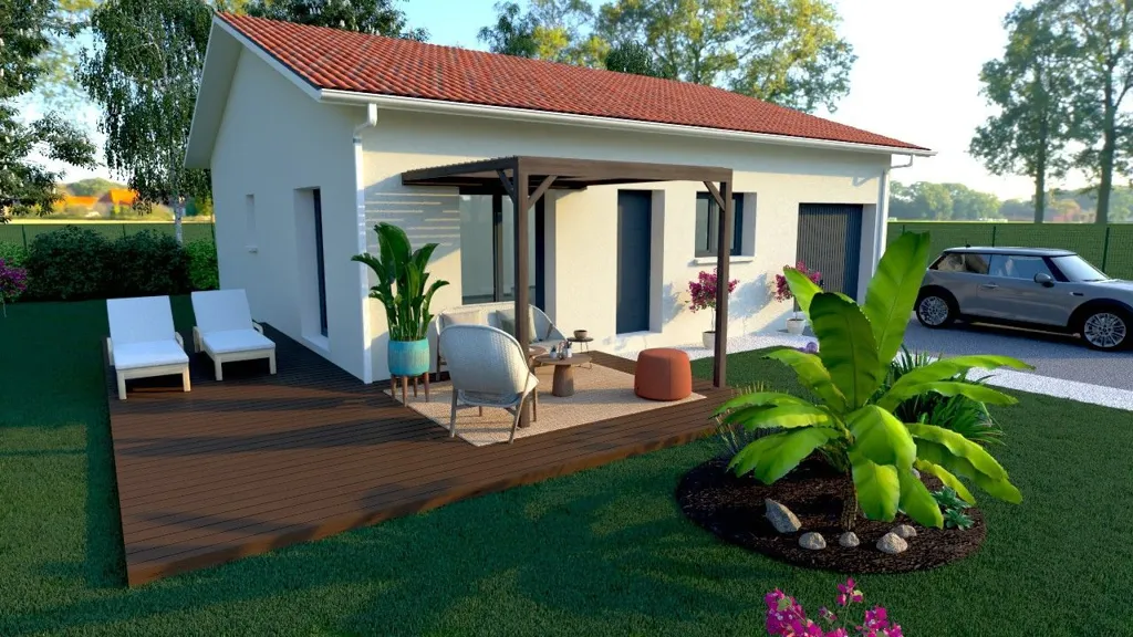 Maison Neuve avec Terrasse à Laluque