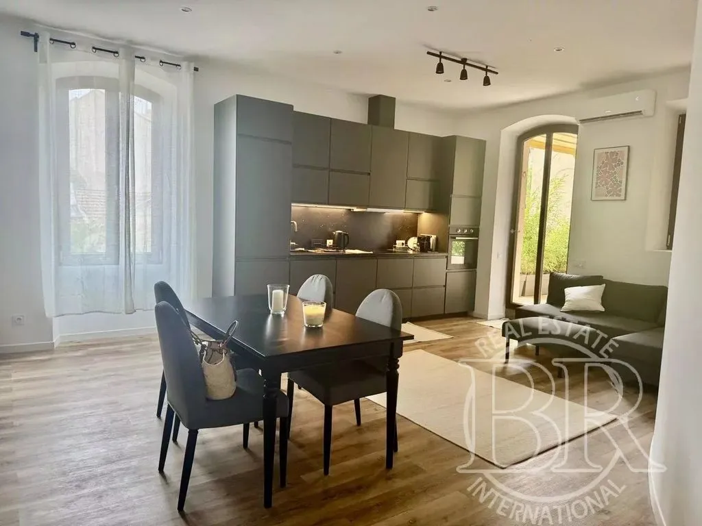Salle à manger - Appartement Rénové avec Terrasse à Cannes