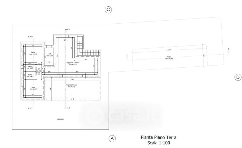 Plan - Rustic Casale with Pool in Ostuni