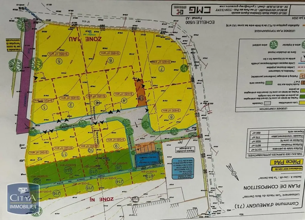 Floor Plan - Buildable Plot with Valley View near Cormatin
