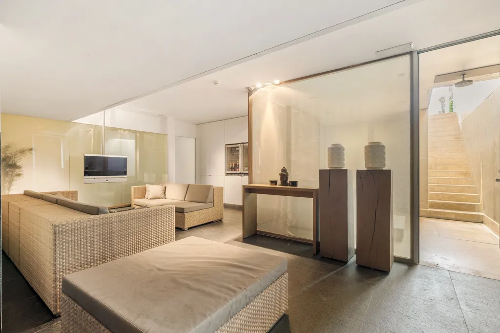 Living Room - Modern Villa with Wellness Area in Dessel