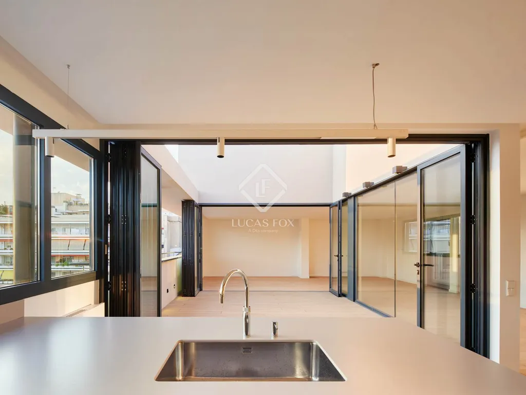 Cuisine - Renovated Apartment with Terrace in Eixample Right