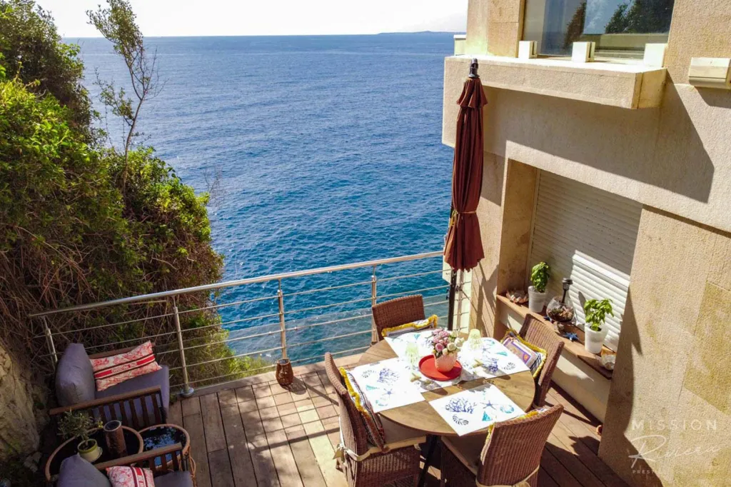 Terrasse - Appartement Duplex avec Vue Mer au Cap de Nice