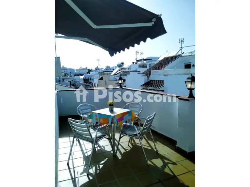 Terrace - Three-Storey House with Sea Views in Nerja