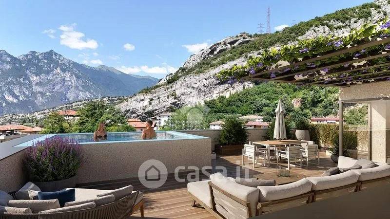 Terrasse - Mansard Attico with Rooftop Pool in Nago-Torbole