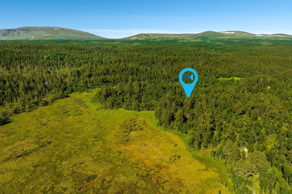 Õhuvaade - Exclusive Plot in Fjäll Environment, Bruksvallarna