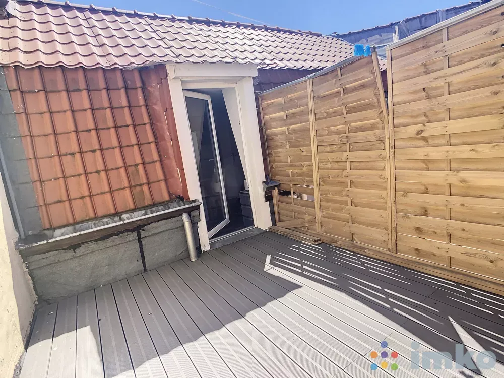Terrass - Refurbished Studio with Terrace in Dunkerque