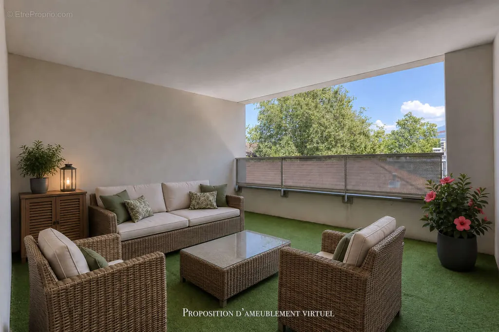 Terrasse - Appartement Duplex avec Terrasses à Grenoble