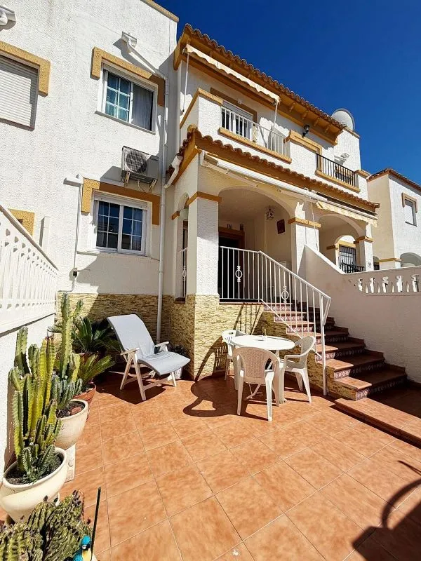 Terrace - Terraced Chalet with Pool in Gran Alacant