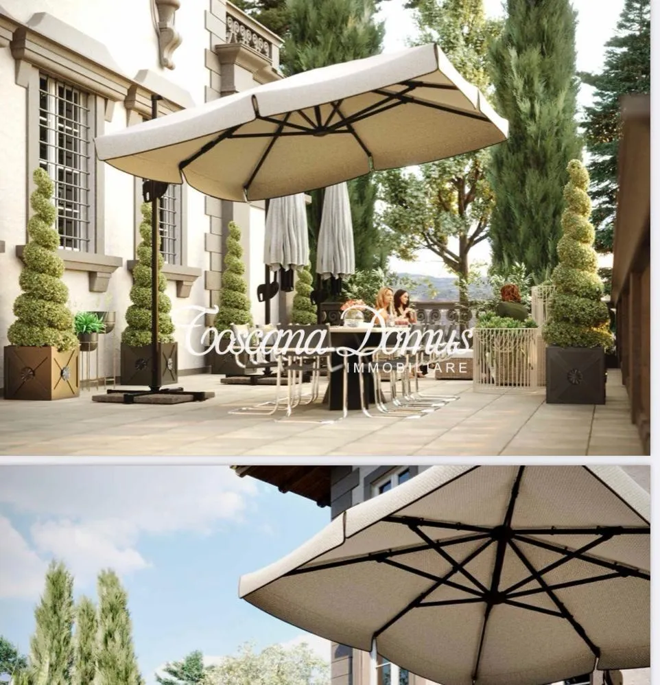 Terrace - Luxury Apartment with Private Garden in Florence
