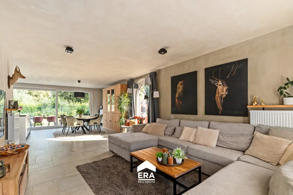 Living Room - Contemporary House with Garden in Beernem