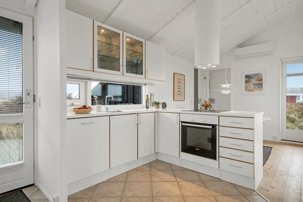 Cucina - Cottage with Sea View in Nørlev