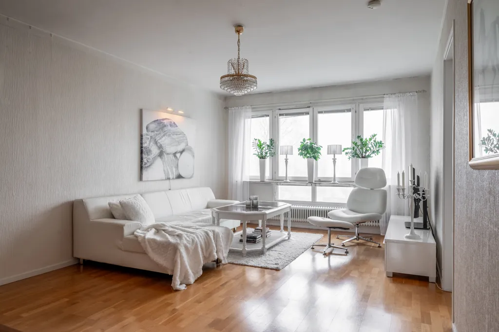 Living Room - Apartment with Balcony in Gothenburg