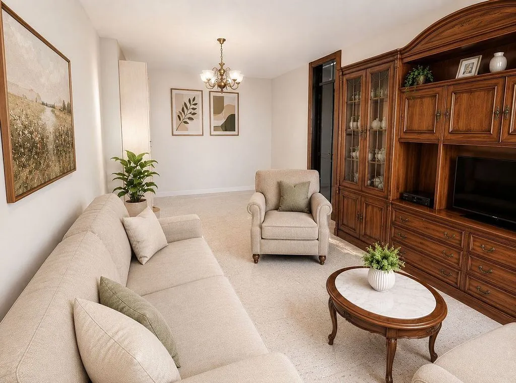 Séjour - Apartment with Terrace in Santa Paula