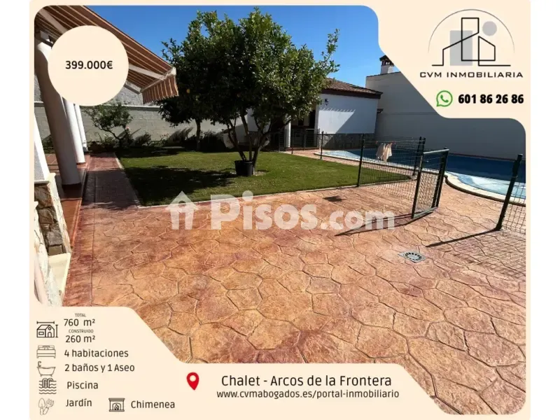 Jardin - Chalet with Pool in El Santiscal