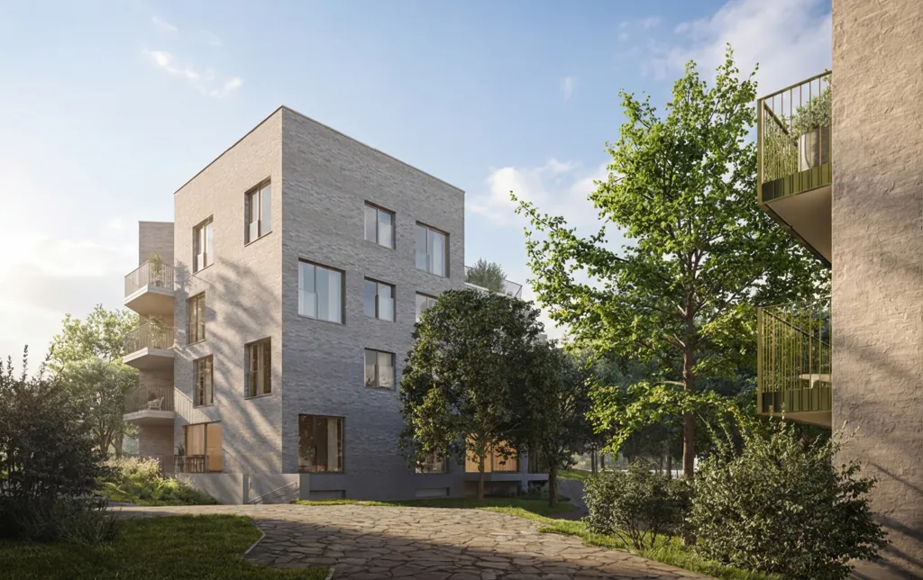 Extérieur - Appartement 3 Chambres avec Volumes Généreux à Uccle