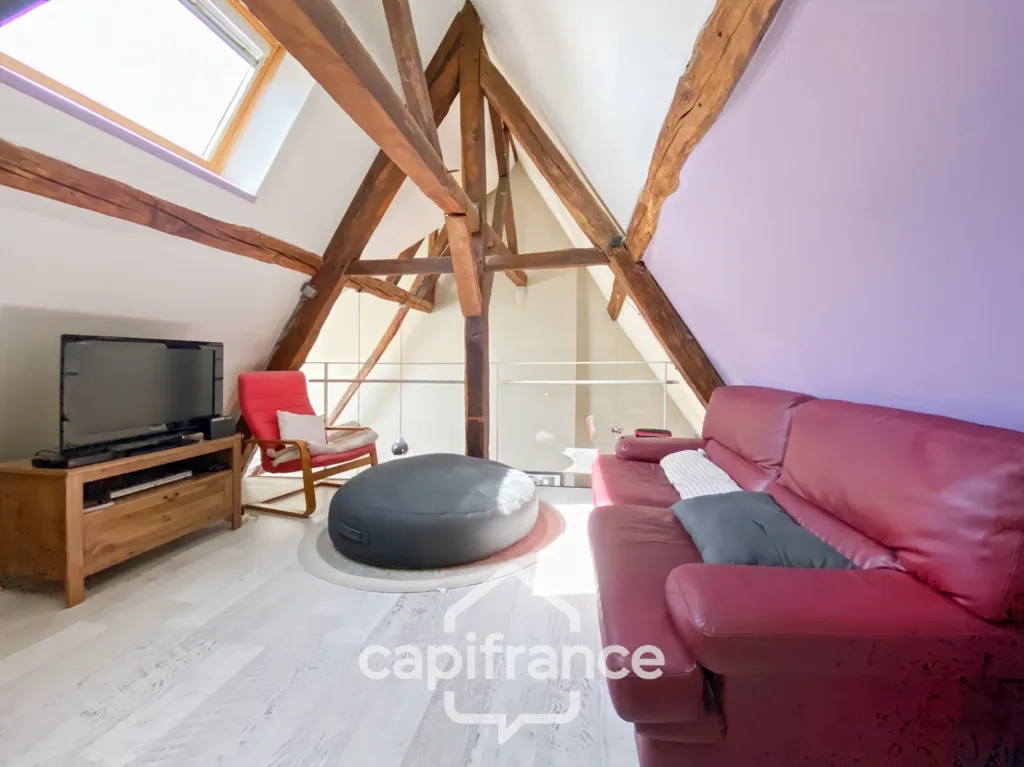 Pièces - Duplex avec Plafond Cathédrale au Centre de Chalon-sur-Saône