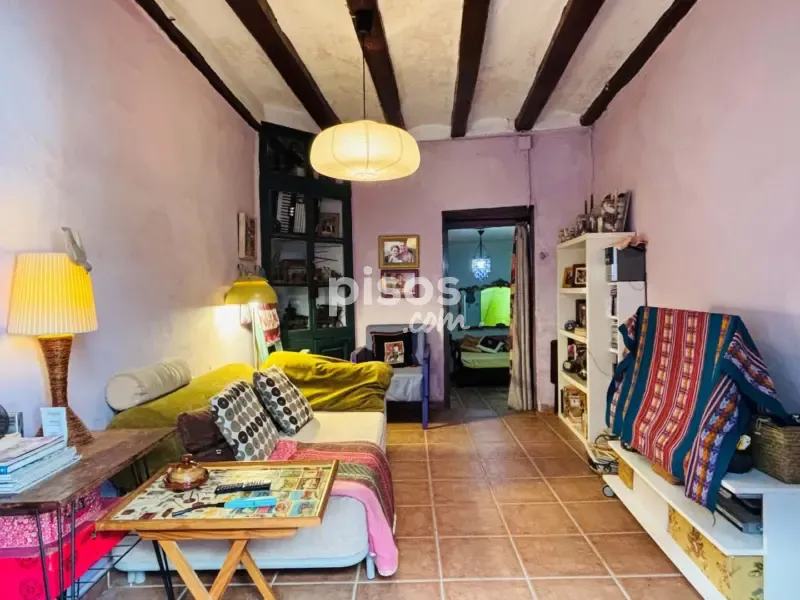 Living Room - Rustic House with Terrace in Torrefeta i Florejacs