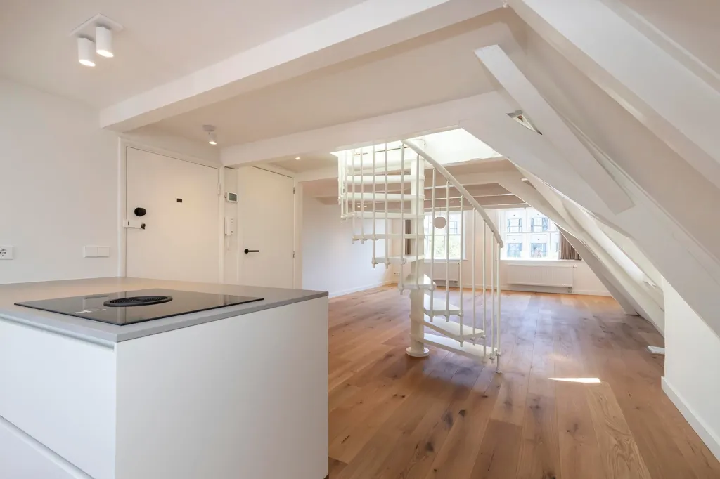 Köök - Renovated Duplex with Singel View in Amsterdam