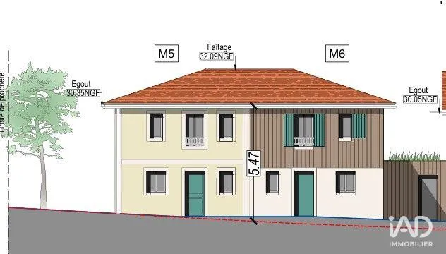 Newly Built Duplex with Garden in Martillac