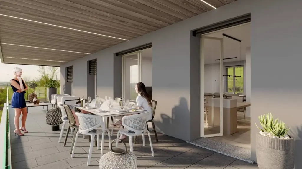 Terrasse - Energy-Efficient Duplex with Terrace in Cantù