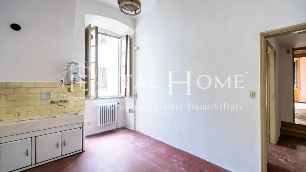 Köök - Noble Apartment with Balcony in Bergamo