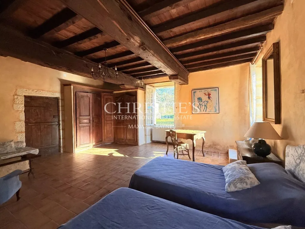 Chambres - Demeure du XVIIe siècle avec Piscine au Périgord