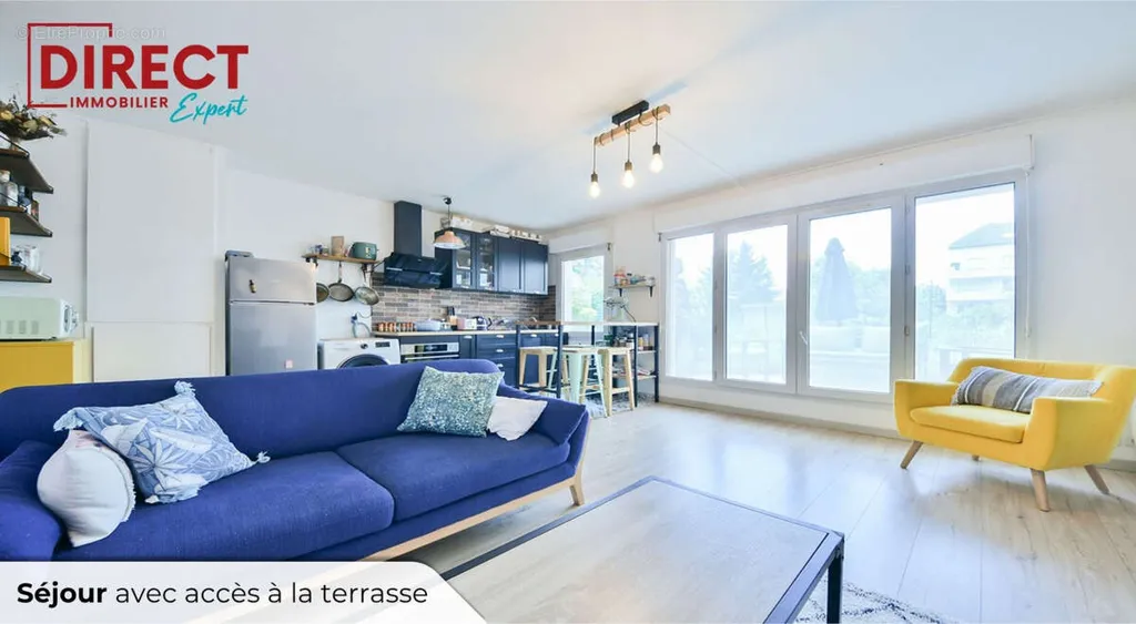 Soggiorno - 2-Bed Flat with Garden-Terrace in Alfortville