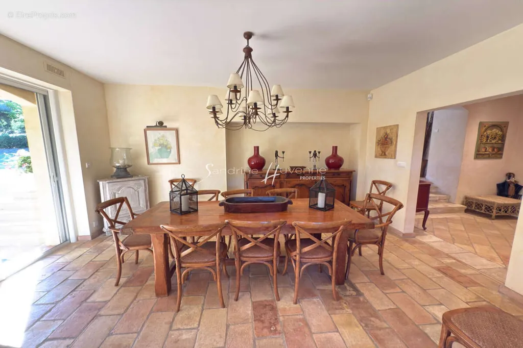 Salle à manger - Villa Provençale avec Piscine à La Croix-Valmer