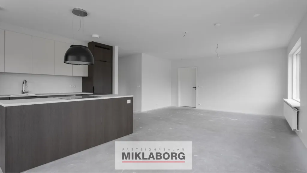 Cuisine - Five-Storey Apartment with Balcony in Hafnarfjörður