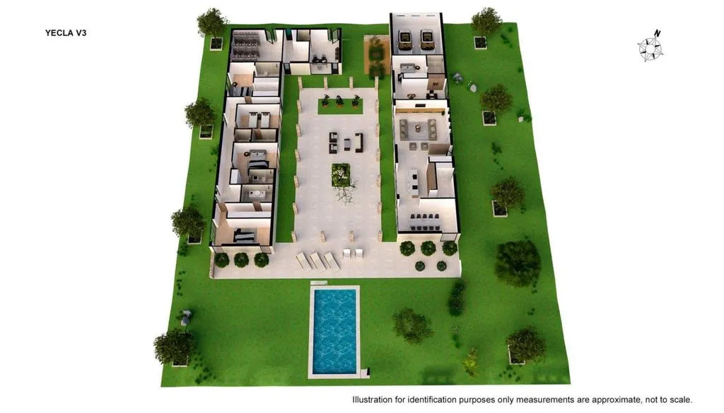 Plan - New Luxury Villa with Vineyard in Yecla