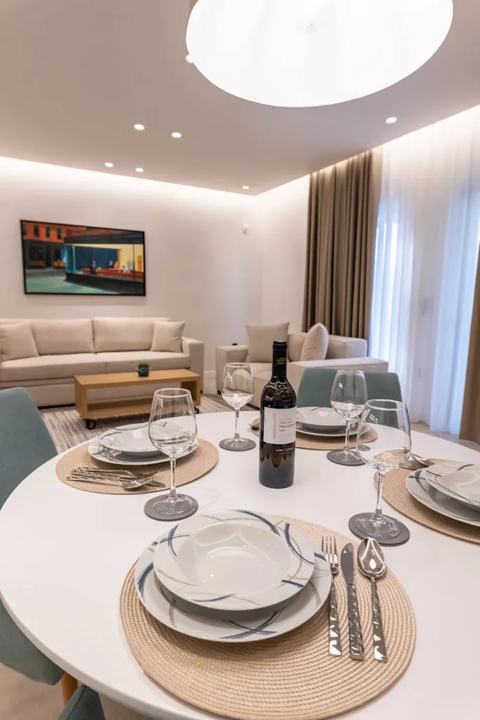 Sala da pranzo - Flat with Panoramic View in Neos Kosmos, Athens