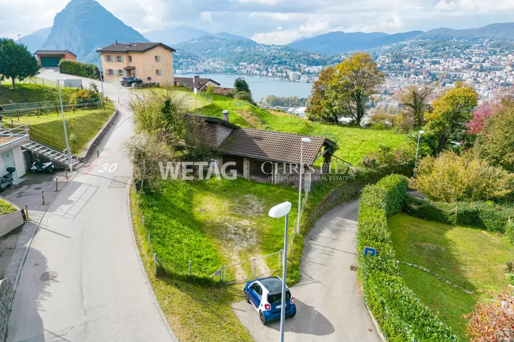Jardin - Approved Building Land with Lakeside View in Lugano
