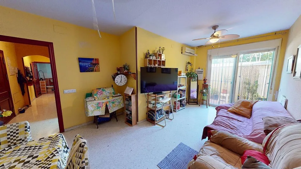Séjour - T2 Flat with Terrace in Piedras Redondas