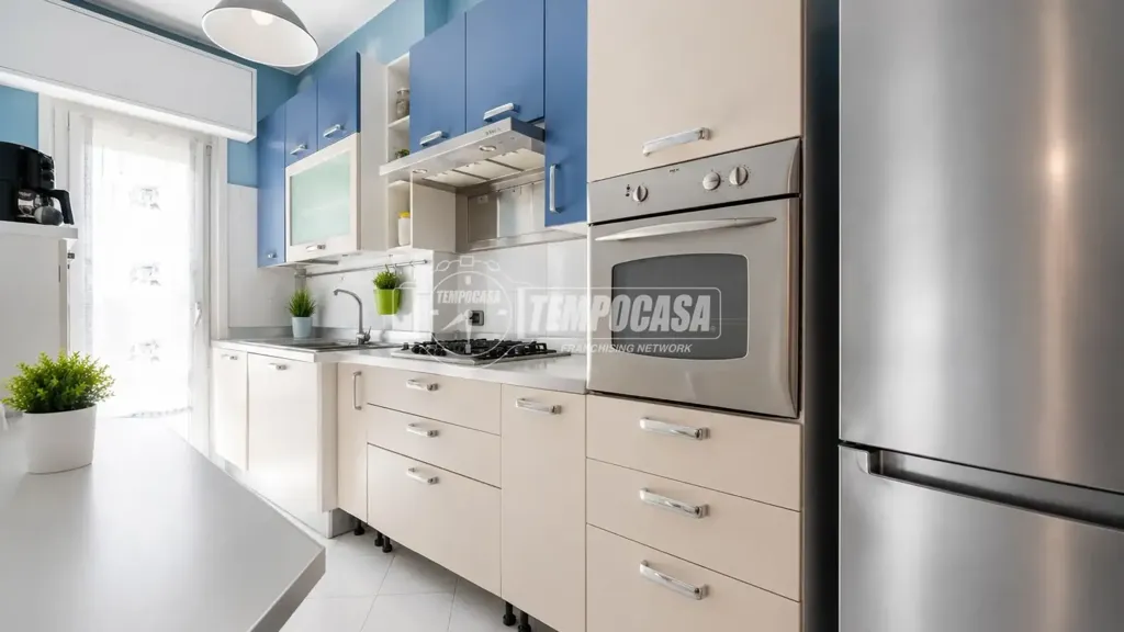 Köök - Bright Triplex Apartment with Metro Access in Milan