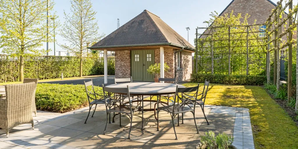 Garden - Contemporary Villa with Terrace in Wingene