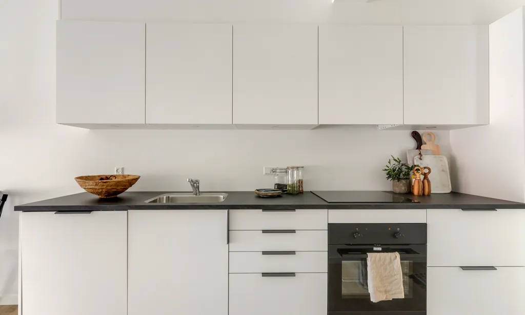 Cuisine - Two-Bedroom Apartment with Private Balcony in Odense