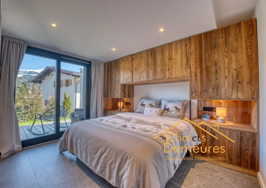 Chambres - Chalet Neuf avec Vue Panoramique à Megève
